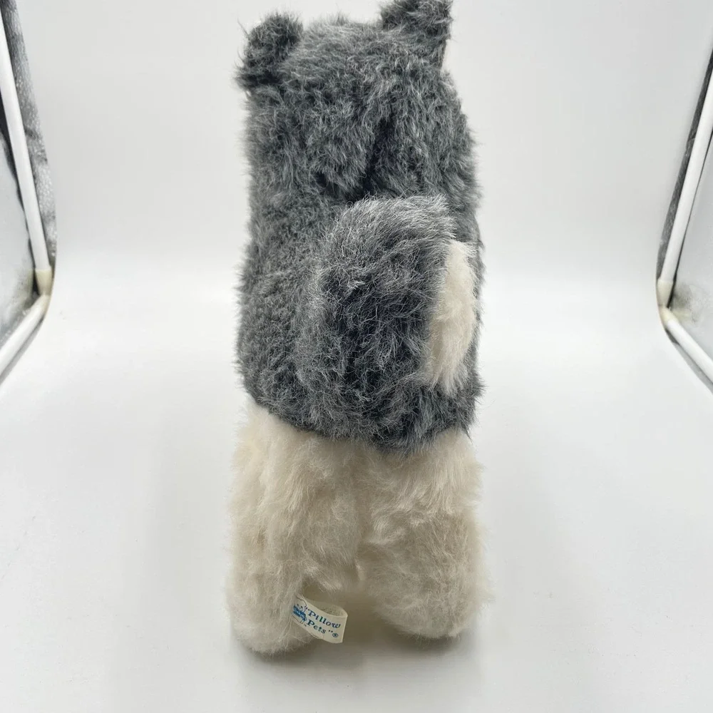 Vintage 1977 Dakin Pillow Pets Husky Dog Wolf Plush Realistic 13